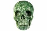 Realistic, Polished Hamine Jasper Skull #151011-1